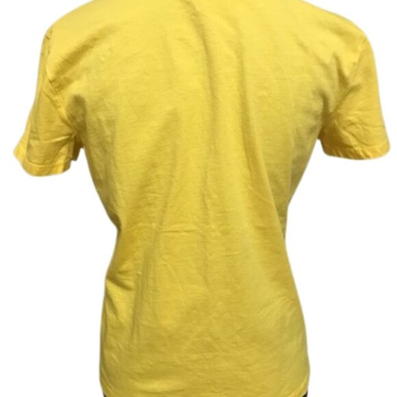 LAUREN Ralph Lauren Active Women's Embroidered Crest Tee Yellow Size Medium - Picture 3 of 7